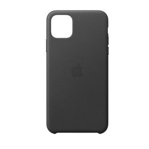Apple iPhone 11 Pro Max Leather Case - Black